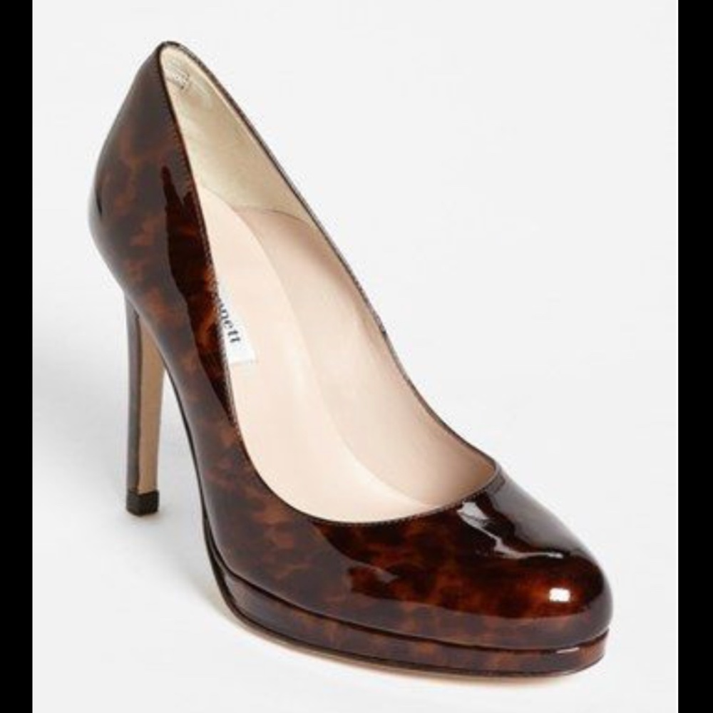 USED L.K. Bennett - Sledge -‎ Pump in Tortoise 39